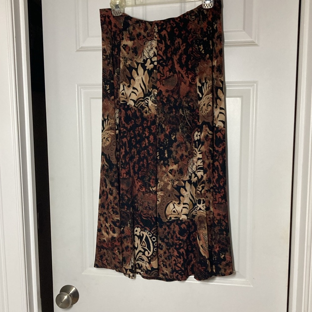 Chicos Travelers Flare Skirt